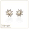orecchini Fiore punto luce